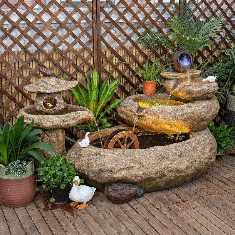 Aquarium Fish Pond - Outdoor Balcony Fish Pond Courtyard Water