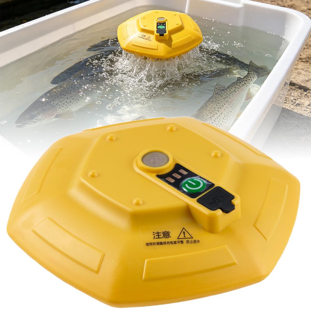 Aquarium Fish Escape - Portable Floating Fish Tank Oxygen Pump,