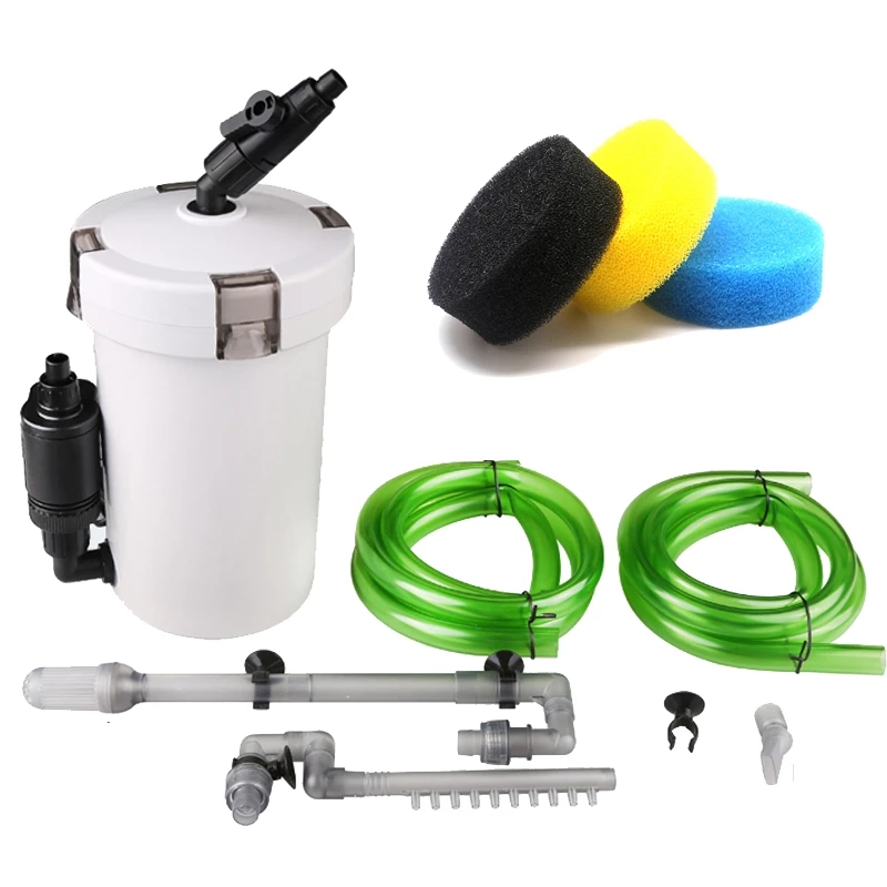 Aquarium Fish Tank - Ultra‑Quiet External Aquarium Filter Bucket HW‑602B