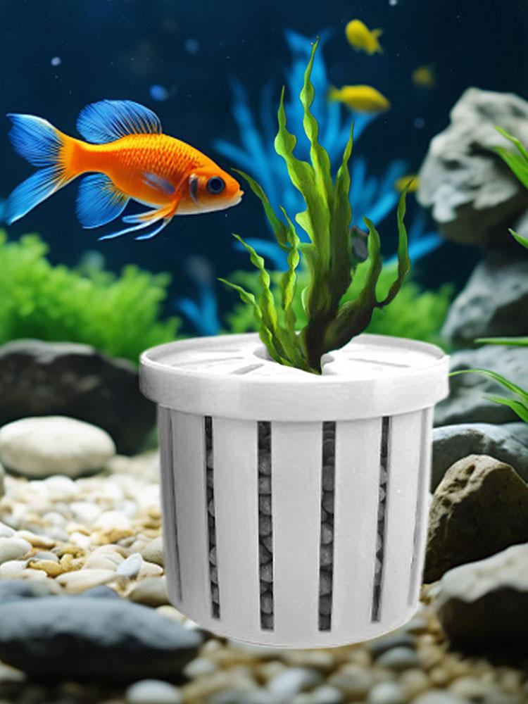 Stable Fish Tank Plant Cup 4pc - огляд і ціна Aquarium Fish Restaurant
