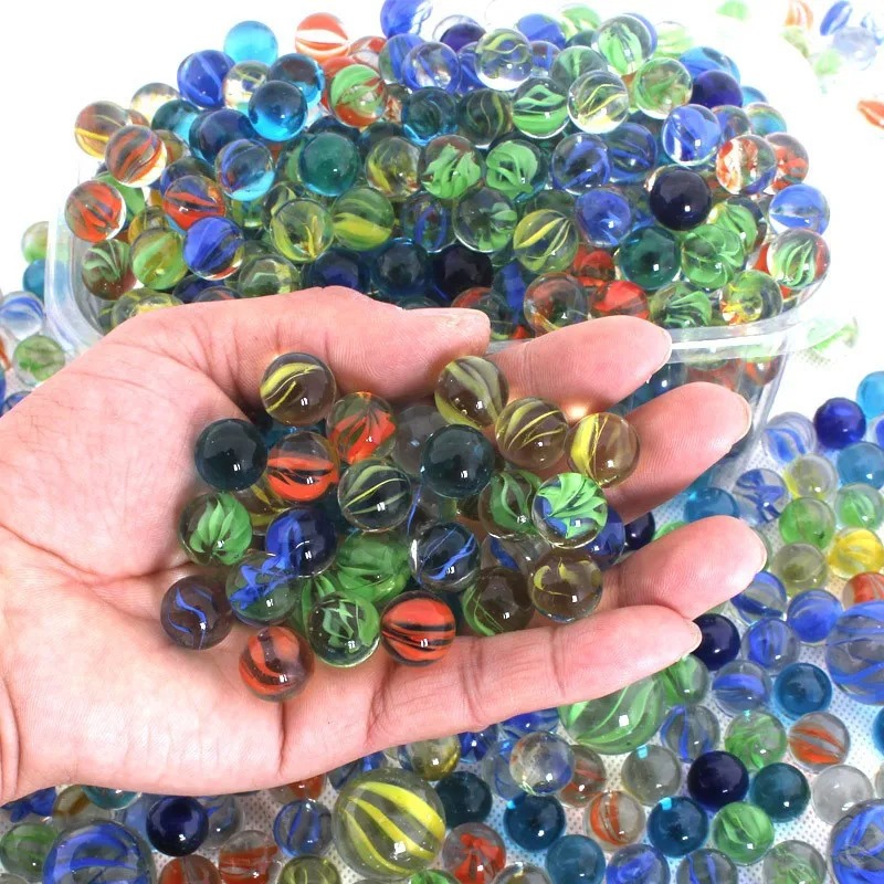50Pcs 14mm Colorful Glass Marb - огляд і ціна Aquarium Fish Bowl