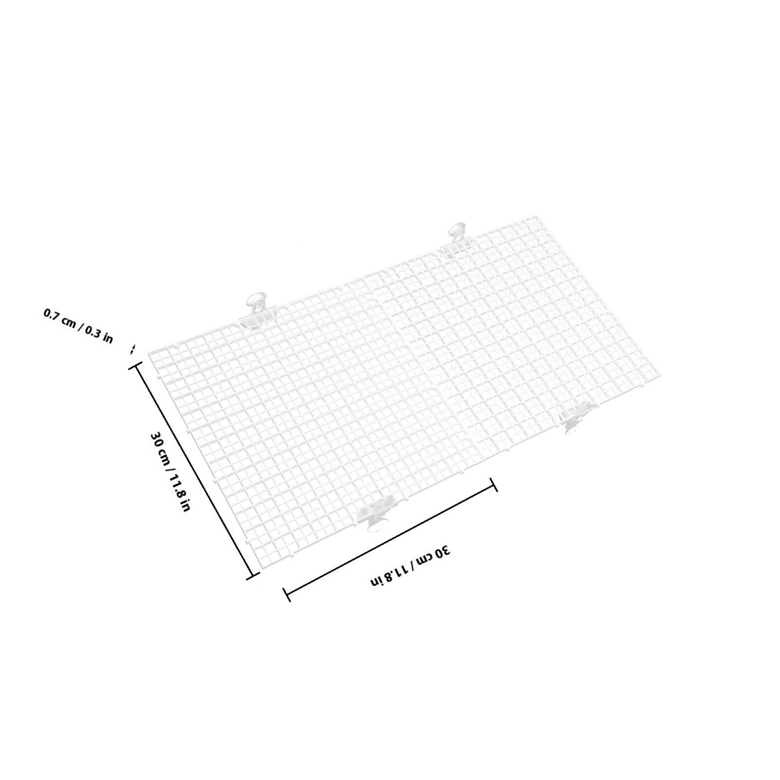 2Pcs Aquarium Divider Panel Pl - огляд і ціна Aquarium Fish Escape