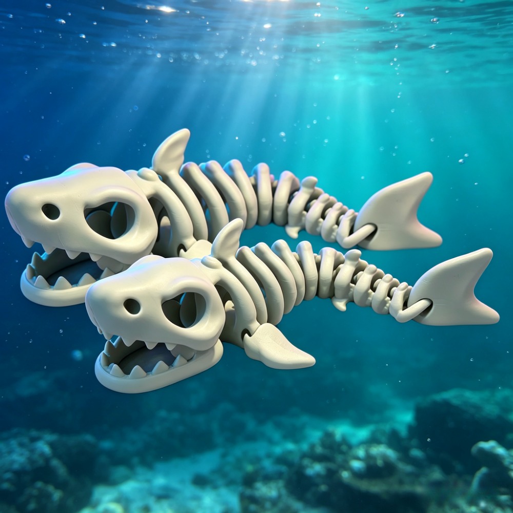 Shark Skeleton Aquarium Decor  - огляд і ціна Aquarium Fish Only