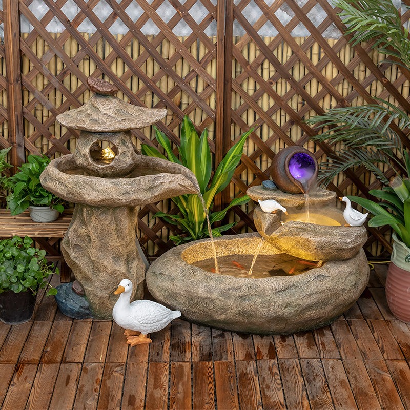Outdoor Balcony Fish Pond Cour - огляд і ціна Aquarium Fish Pond