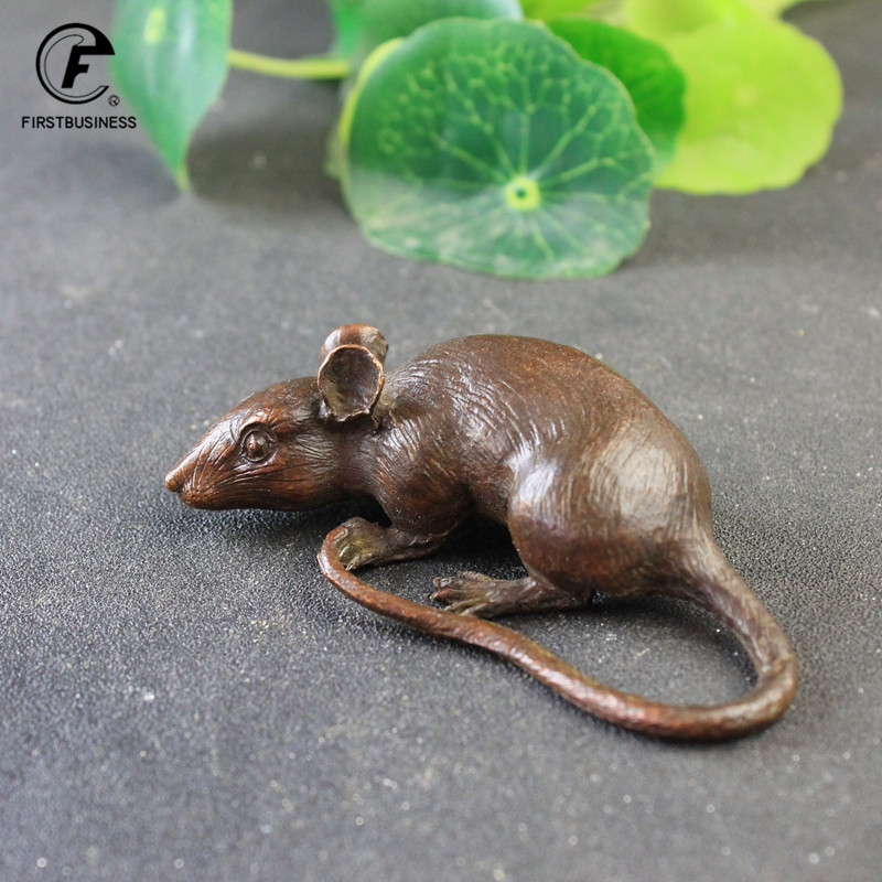 Heavy Brass BIG Rat Mouse Figu - огляд і ціна Aquarium Fish Only