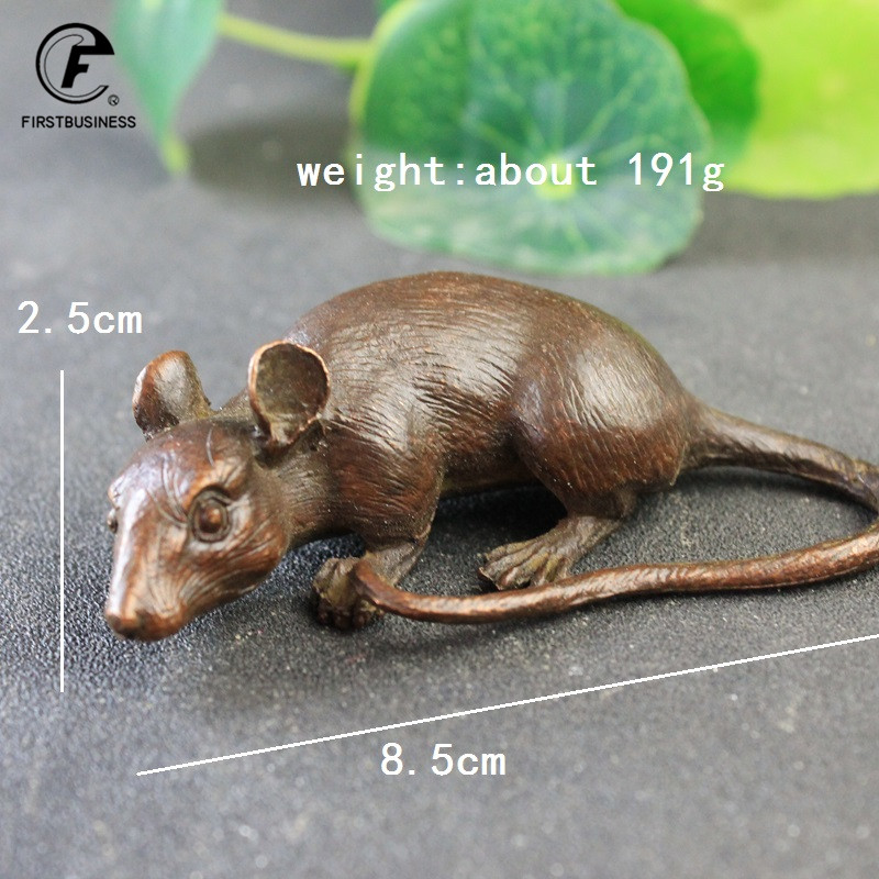 Heavy Brass BIG Rat Mouse Figu - огляд і ціна Aquarium Fish Only