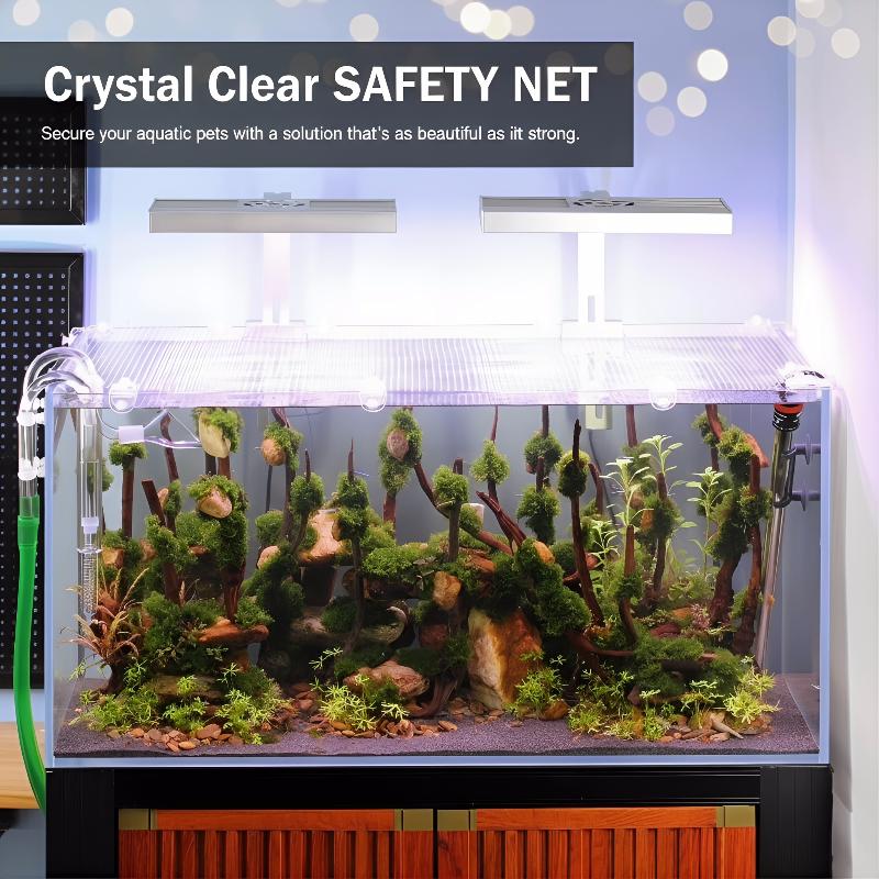 1Pcs Anti Escape Fish Tank Net - огляд і ціна Aquarium Fish Escape