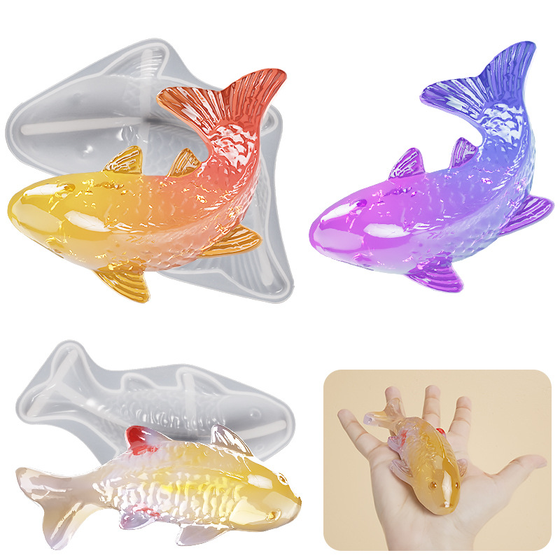 3D Koi Fish Shaped Epoxy Resin - огляд і ціна Aquarium Fish Bowl