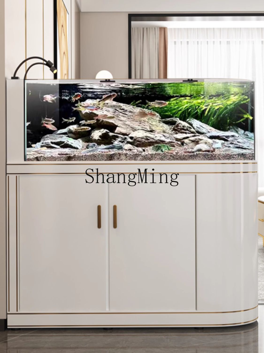 FG Light Luxury Curved Screen  - огляд і ціна Wild Aquarium Fish