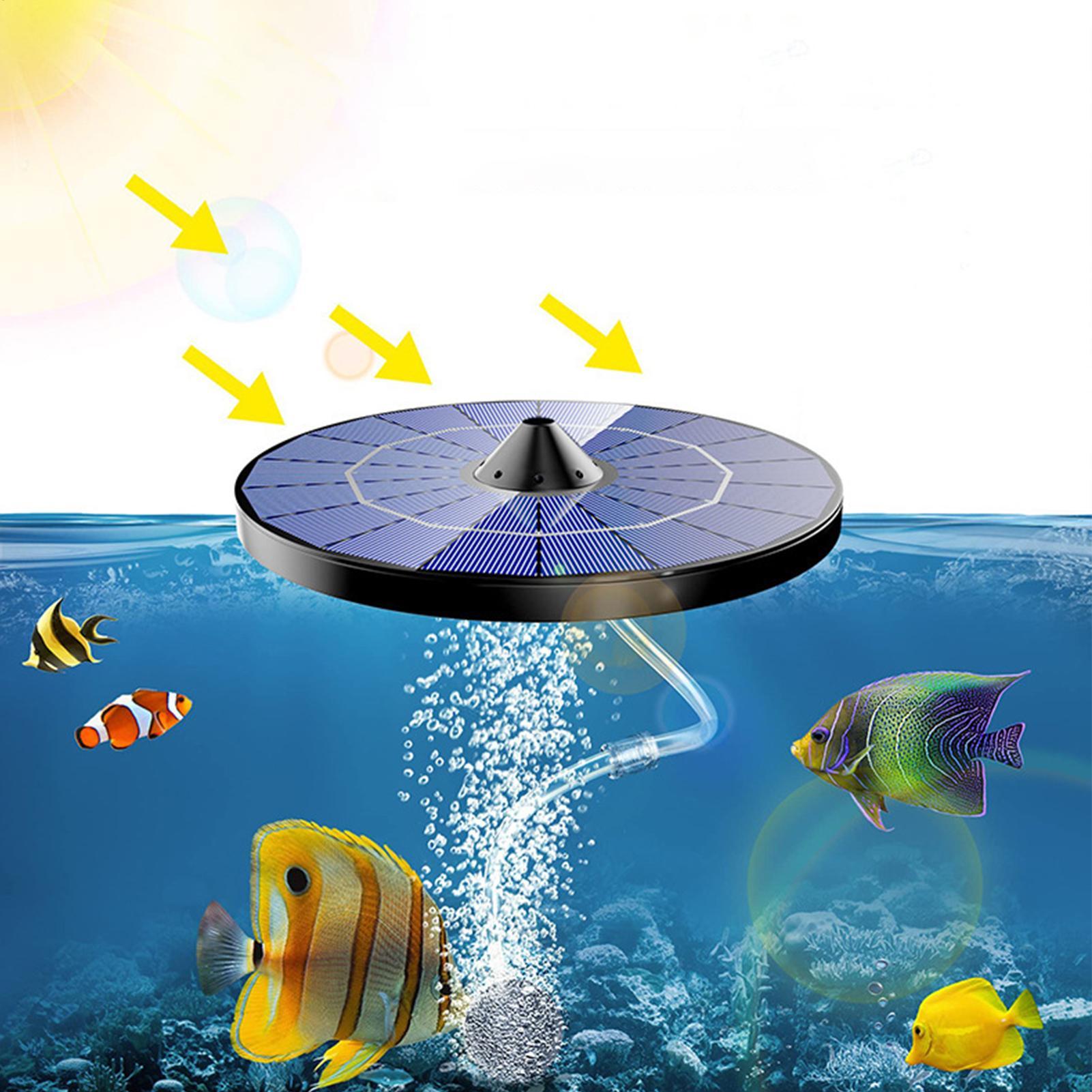 Solar-powered pond aerator pum - огляд і ціна Aquarium Fish Escape