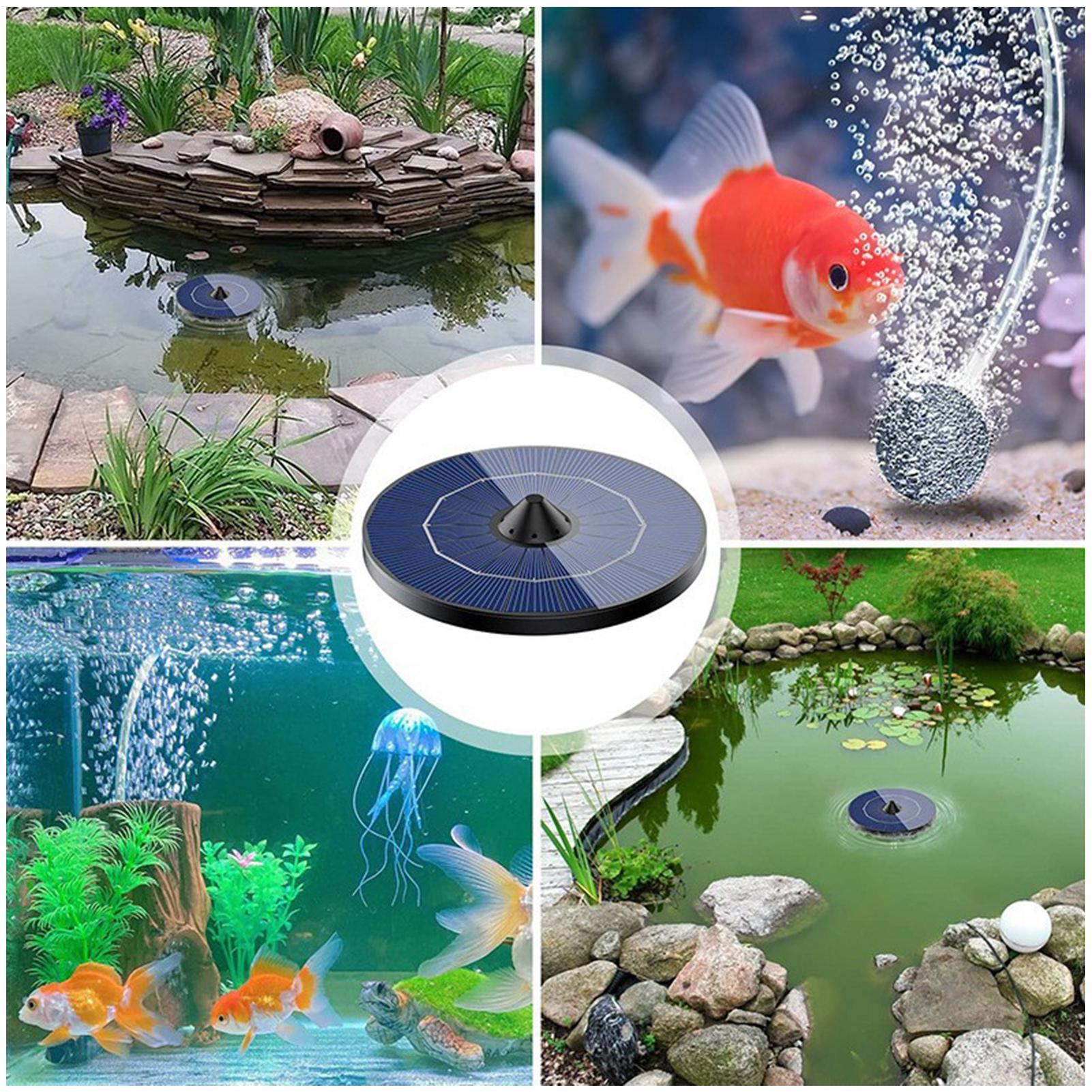 Solar-powered pond aerator pum - огляд і ціна Aquarium Fish Escape