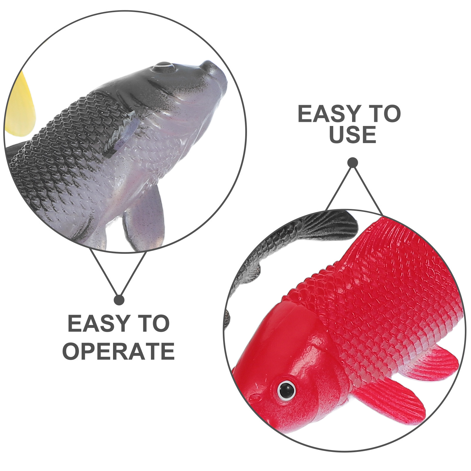 3pcs Fish Crafts Toys Realisti - огляд і ціна Aquarium Fish Pond