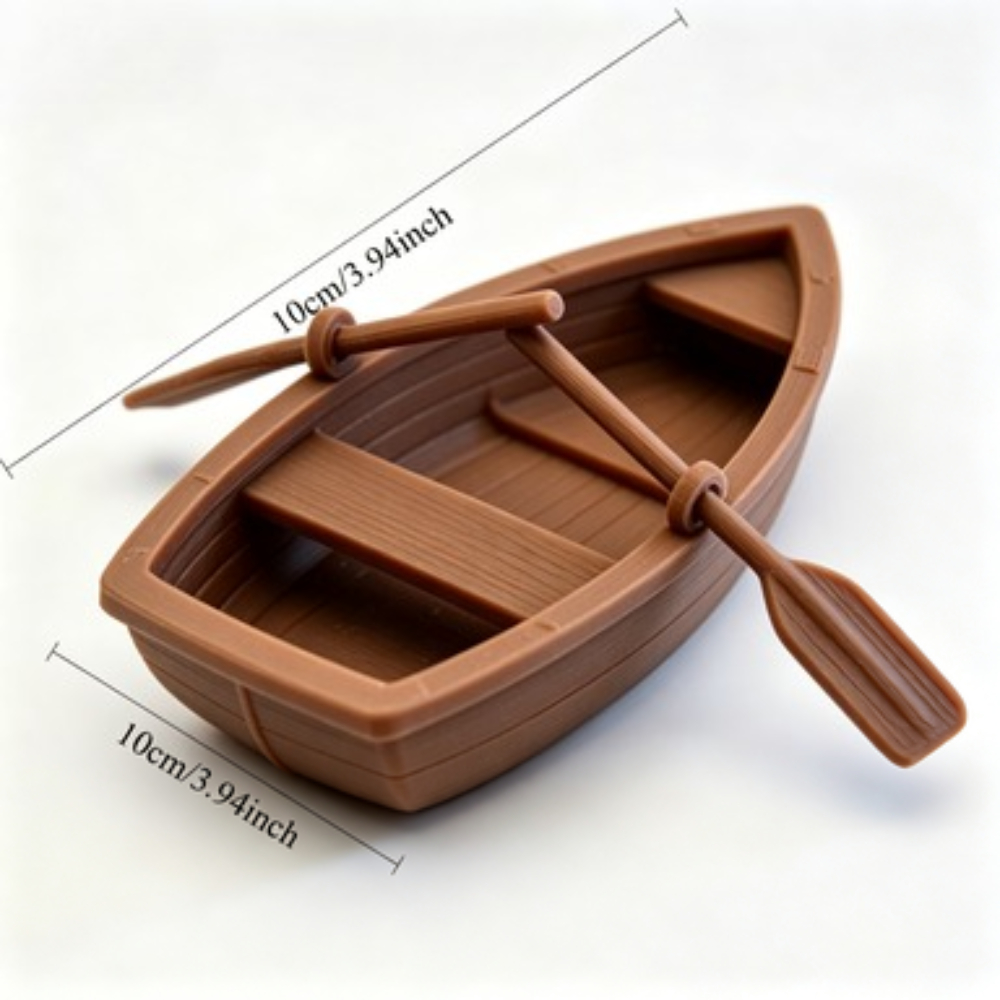 Mini Double Oar Wooden Boat Aq - огляд і ціна Aquarium Fish Only