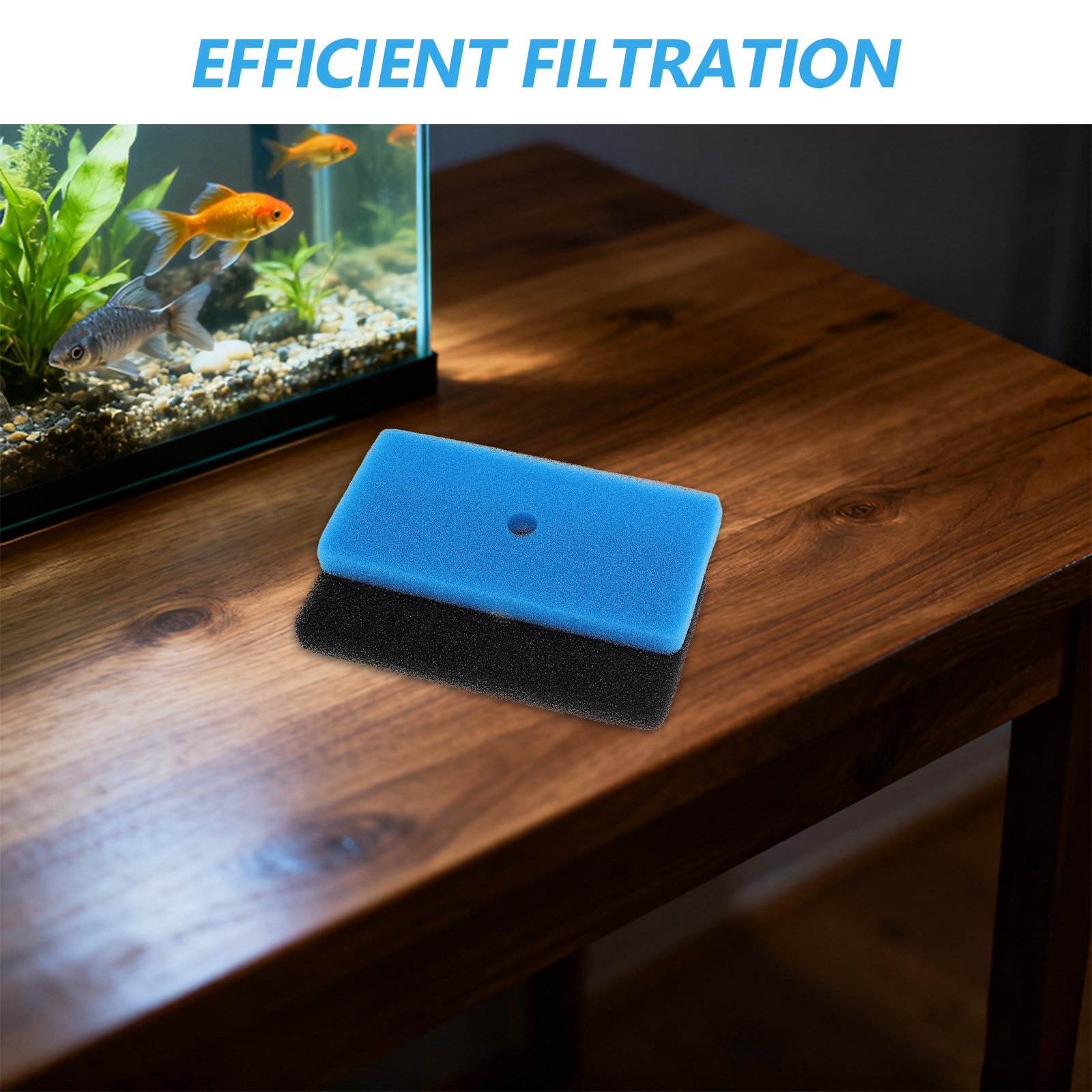 2Pcs Pond Filter Pads Reusable - огляд і ціна Aquarium Fish Pond