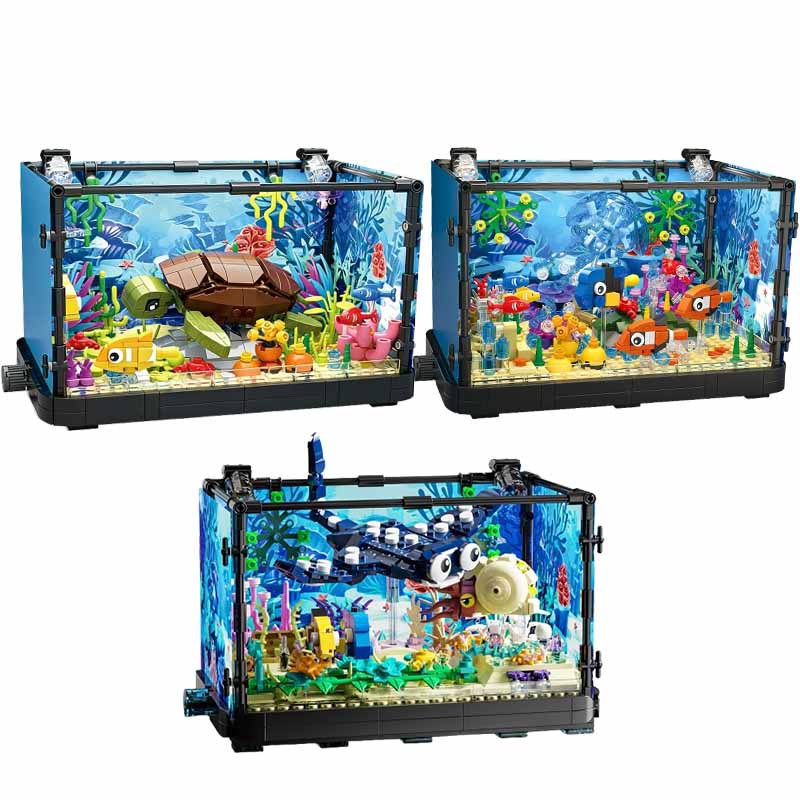 Fish Tank Building Block Set w - огляд і ціна Aquarium Fish Types