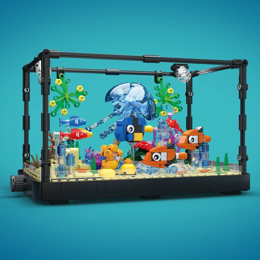 Fish Tank Building Block Set w - огляд і ціна Aquarium Fish Types