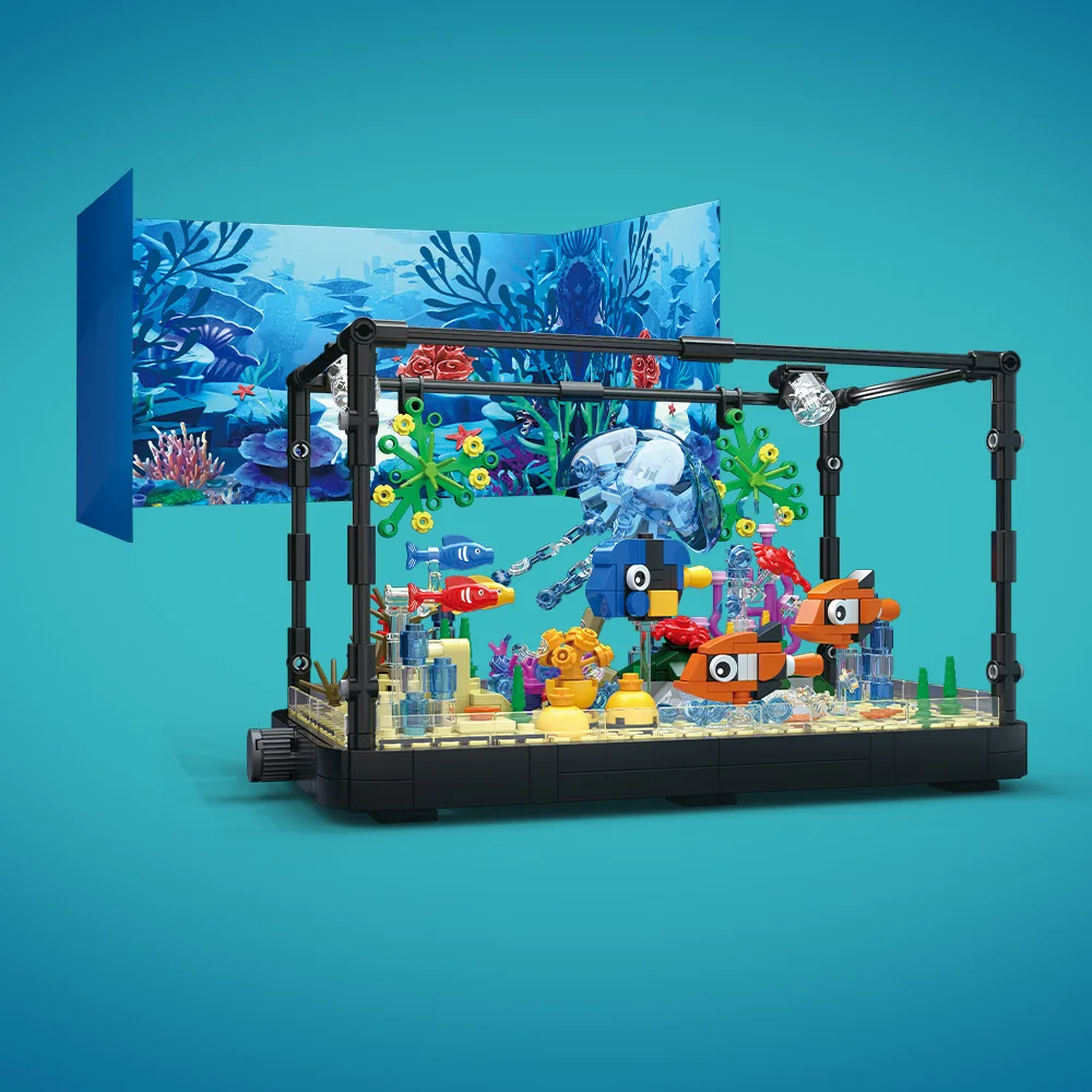 Fish Tank Building Block Set w - огляд і ціна Aquarium Fish Types
