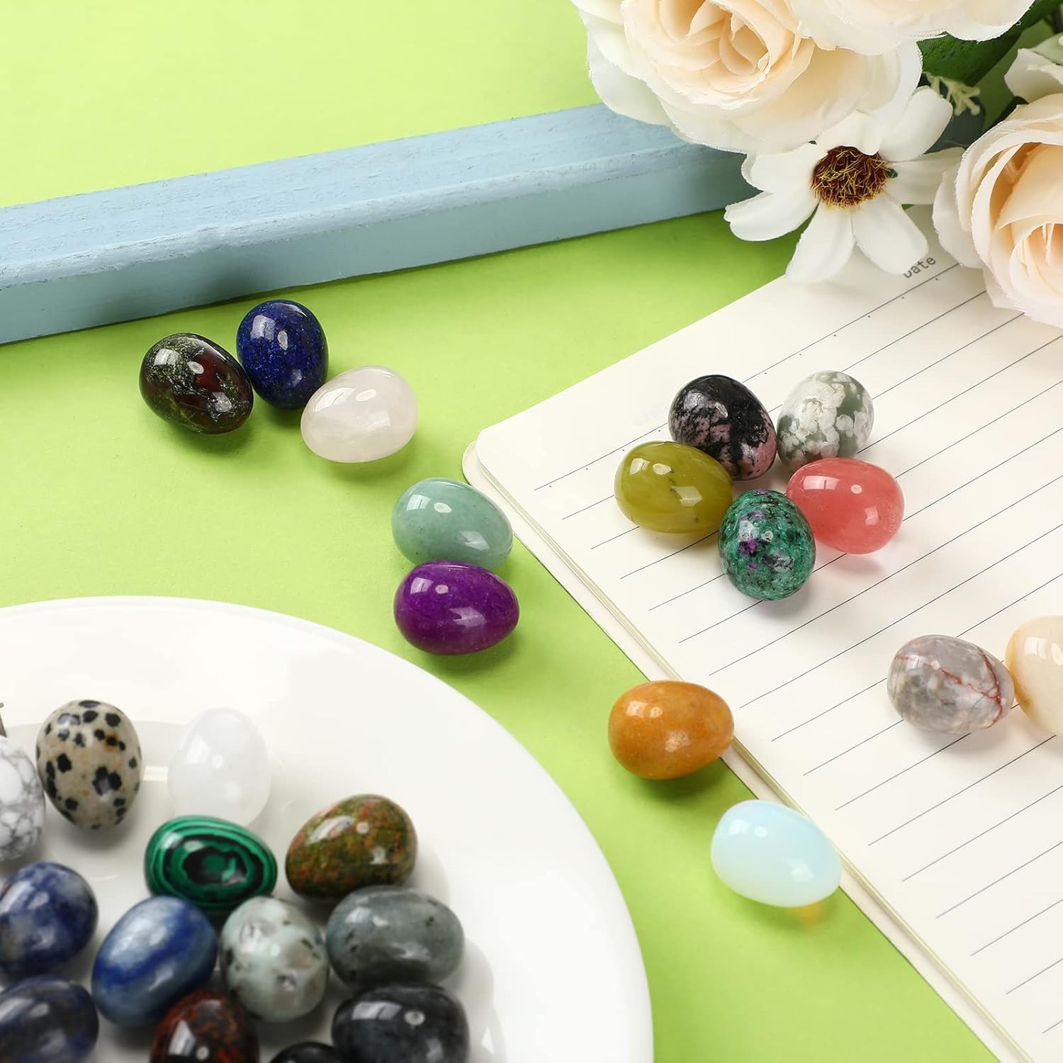 8  pcs natural crystal beads,  - огляд і ціна Aquarium Fish Only