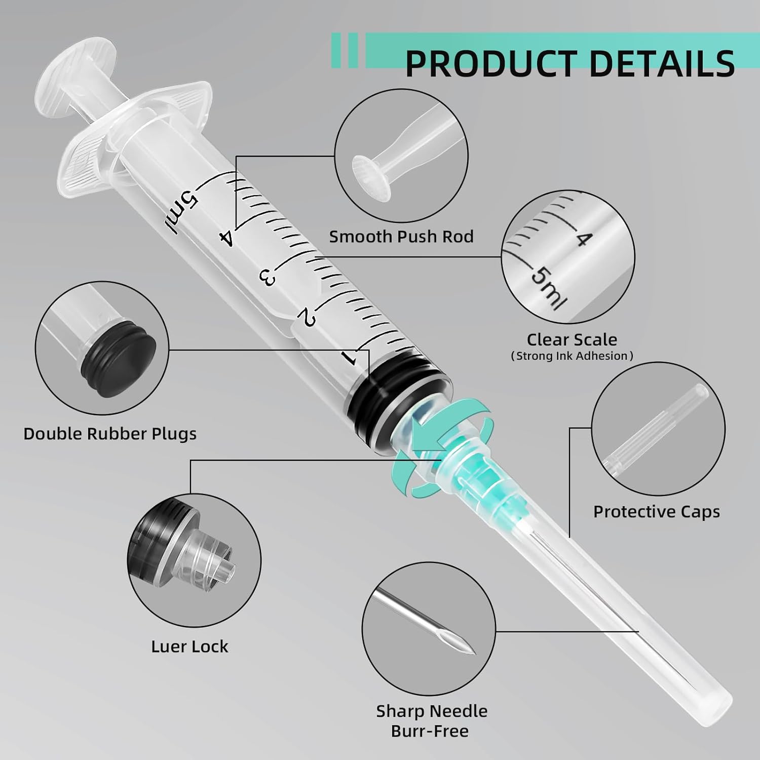 5ml Luer Lock Syringe, Suitabl - огляд і ціна Aquarium Fish Bowl