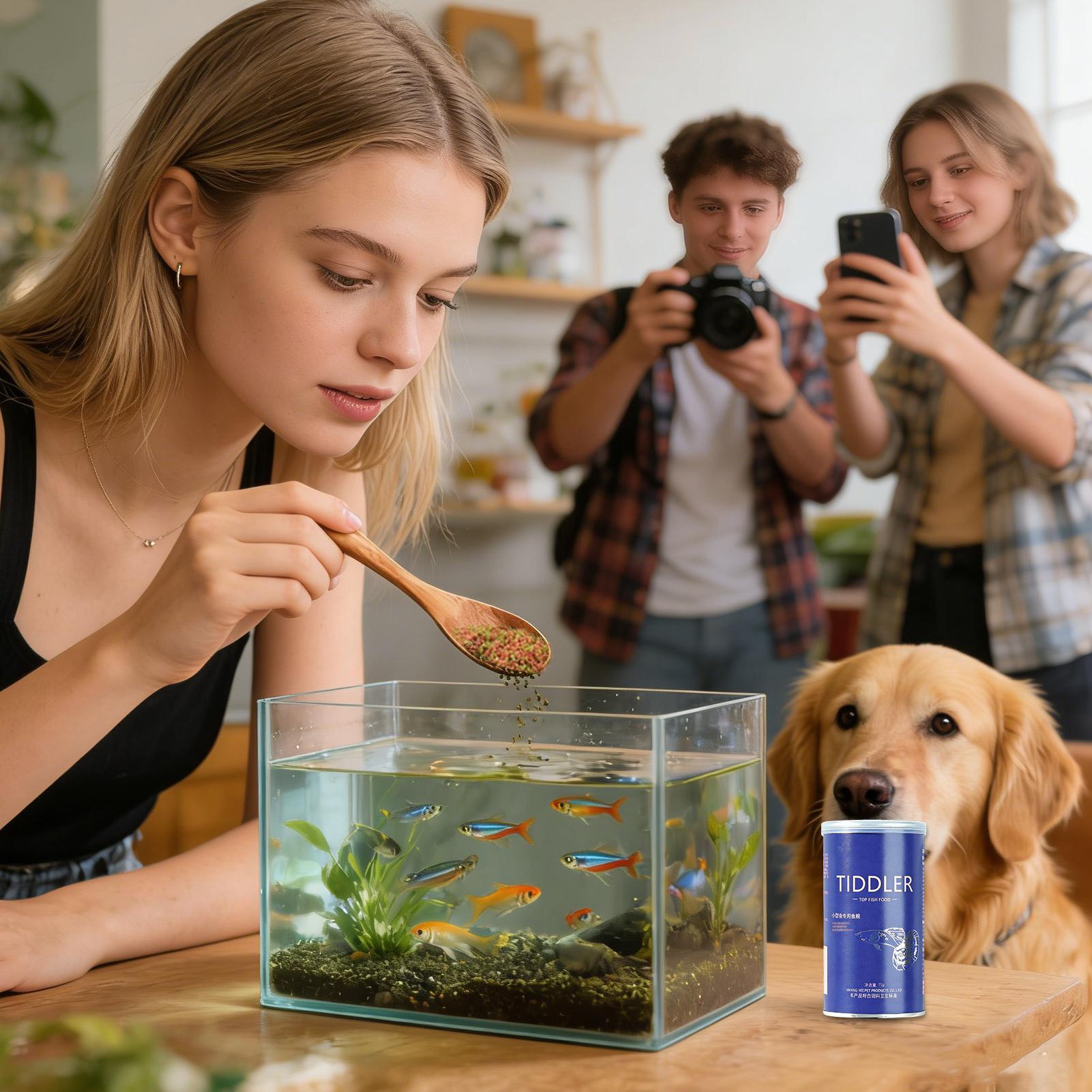 Fish Food Aquarium Feed Small  - огляд і ціна Aquarium Fish Restaurant