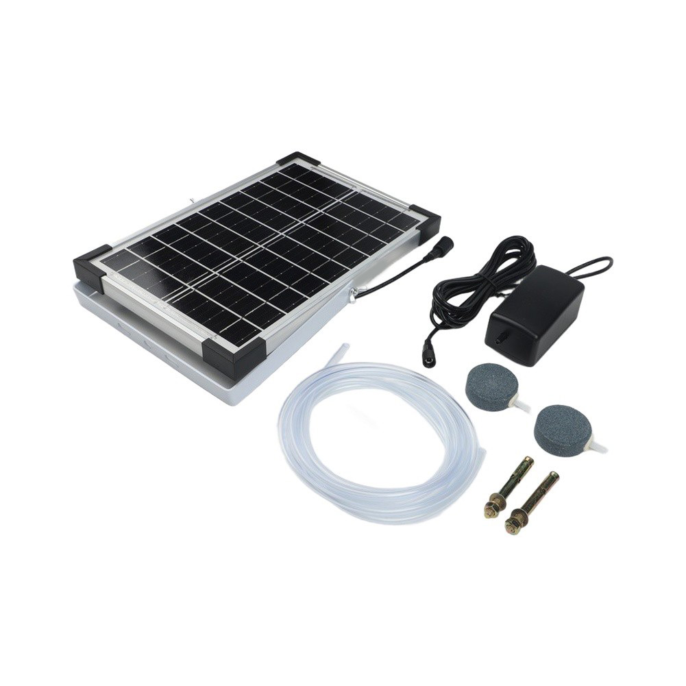 Solar Powered Pond Oxygenator  - огляд і ціна Aquarium Fish Pond
