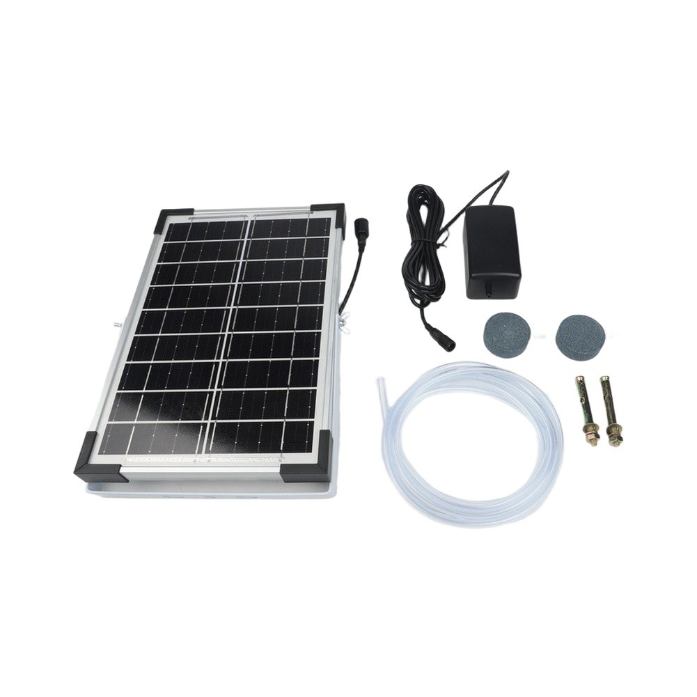 Solar Powered Pond Oxygenator  - огляд і ціна Aquarium Fish Pond