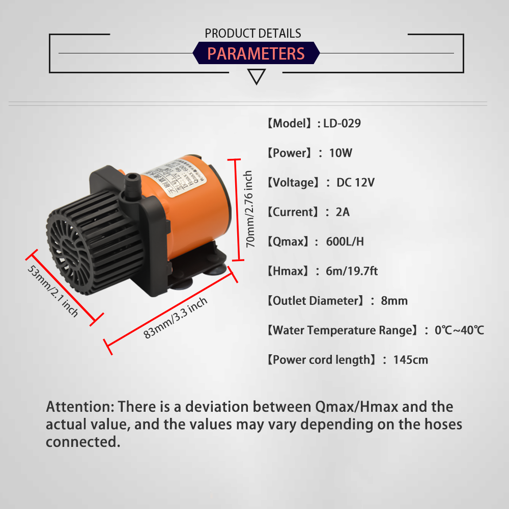 12V DC Brushless Small Submers - огляд і ціна Aquarium Fish Tank