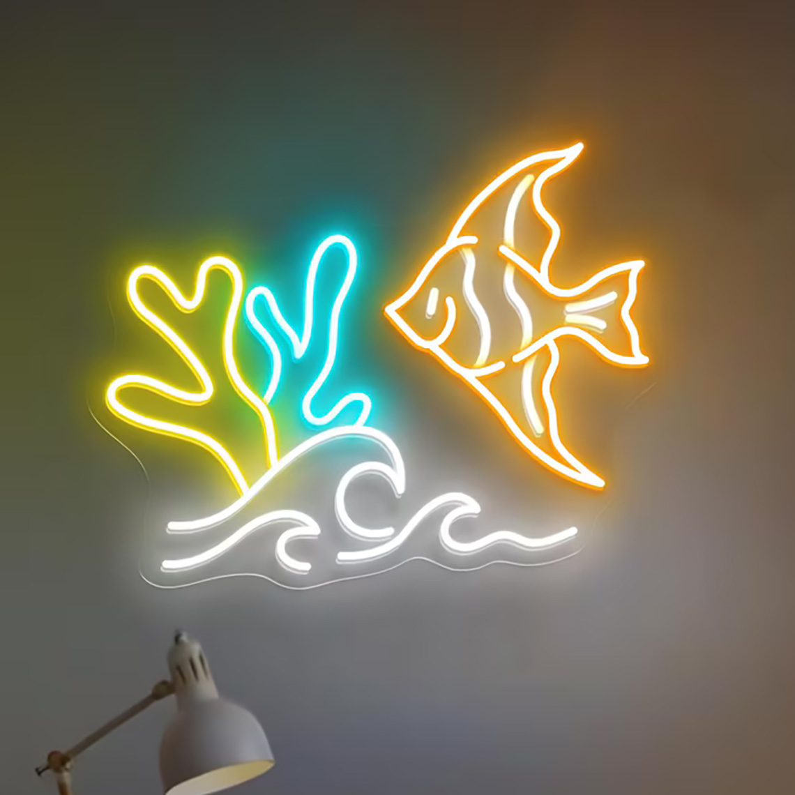 Fish Neon Sign Sea Animal Neon - огляд і ціна Aquarium Fish Restaurant